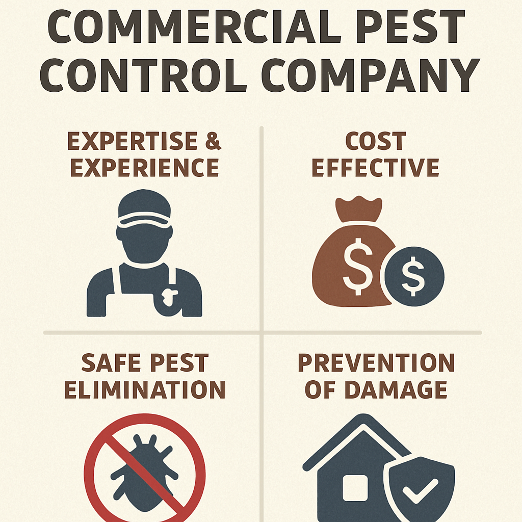 commercial pest control company benefits